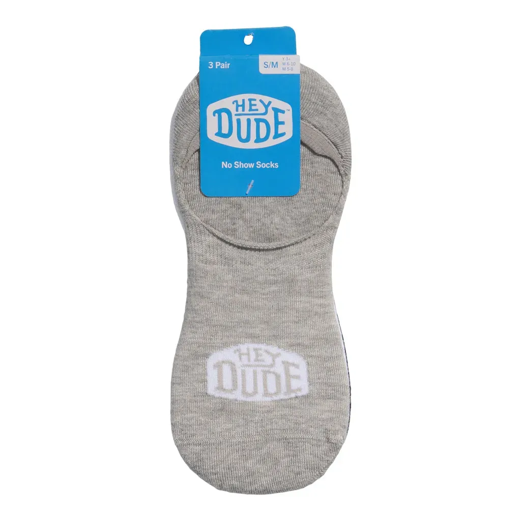 HEYDUDE No Show Sock 3 Pack - Image 3